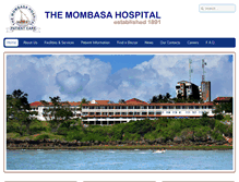 Tablet Screenshot of mombasahospital.com